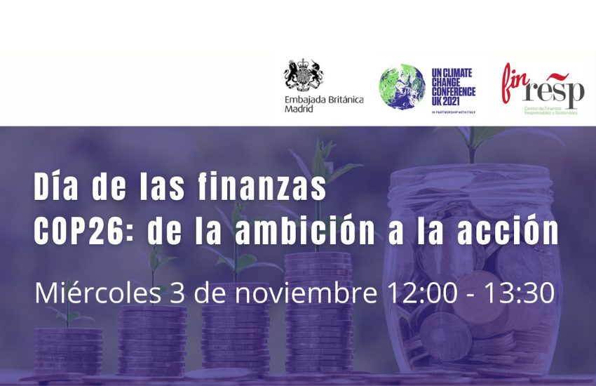 Finance Day. COP26: From Ambition to Action