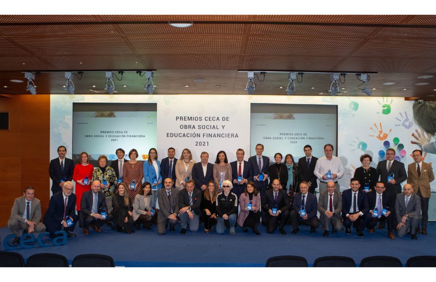 CECA premia las mejores iniciativas en Obra Social y Educación Financiera de 2021