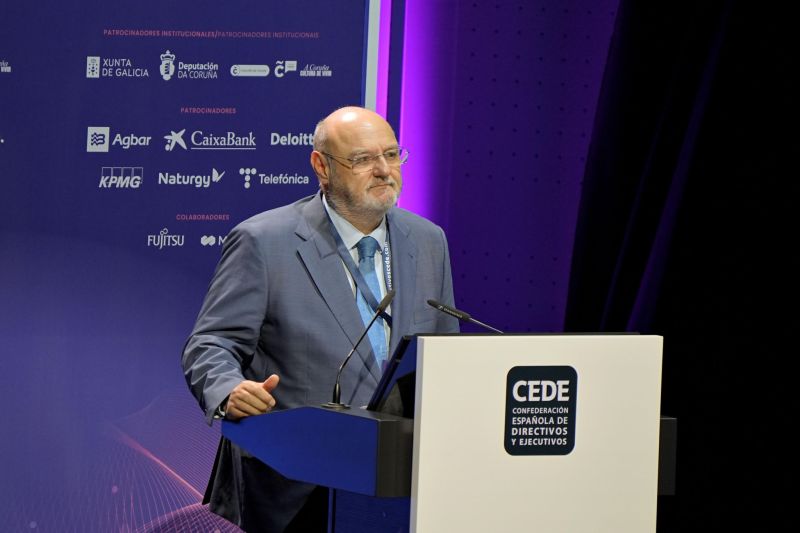 José María Méndez, patrono de la fundación CEDE, ha participado en la celebración de su XXIII Congreso