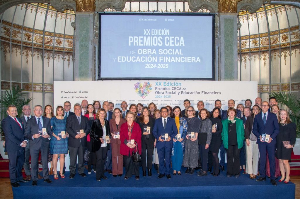 CECA reconoce las mejores iniciativas de Obra Social y Educación Financiera en sus Premios 2025